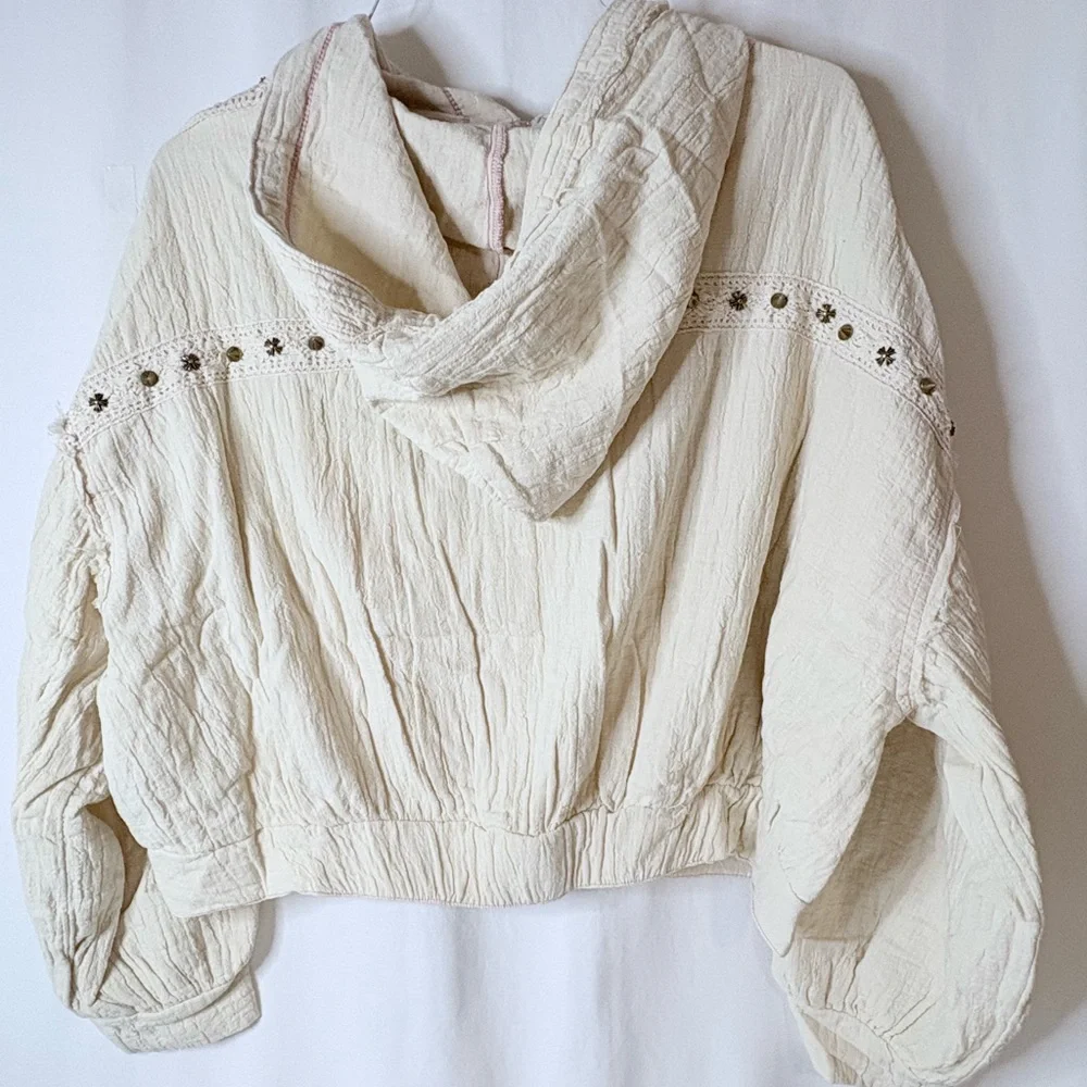 POL Cream Hooded Set with Stud Details - Picture 5 of 12